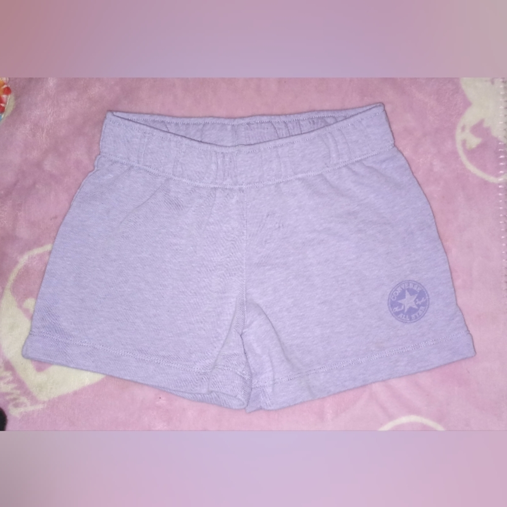 Girl Purple Converse Shorts